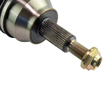 TRQ Front Passenger Side CV Axle Assembly Compatible with 11-21 Jeep Grand Cherokee V6 3.6L AWD 1 Speed Transfer Case 22 Grand Cherokee WK AWD 1 Speed Transfer Case 11-22 Dodge Durango V6 3.6L