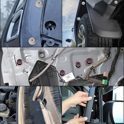 GOOACC 130PCS Body Interior and Exterior Retainer Fastener Clip Rocker Moulding Clip W/Sealer for Mini Cooper 51-71-7-127-742 07-13-1-480-419 BMW Lawson Clip Lizard