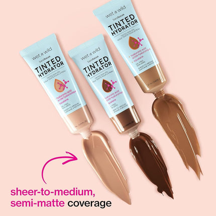 Wet 'n' Wild, Bare Focus Tinted Hydrator, Tinted Face Cream Enriched with Hyaluronic Acid and Vegan Squalane for Radiant Skin, Light to Medium Coverage, Semi-Matte Finish, Pale Tone