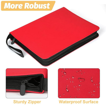 Foalgo Trading Card Binder, Card Collection Binder Album Folder with 720 Side Loading Pockets, 9 Pocket Trading Card Album Folder for TGC,MTG, Baseball Cards, Yugioh