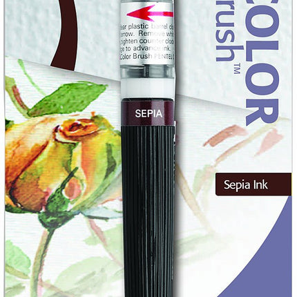 Pentel Arts Color Brush, Sepia, 1-Pack (GFLBP141)