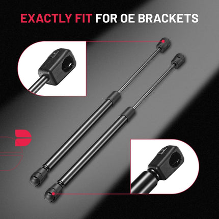 BDFHYK C16-21825 15 inch 28Lbs/125N Gas Strut Shock Lift Support for are Leer Camper Shell Topper Rear Window, Truck Bed Cover, Cabinet lid Door, Trap Door, Outdoor Bench, shed Window, Set of 2