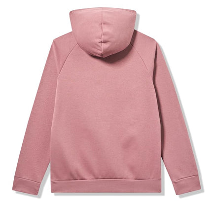 Under Armour boys Rival Fleece Big Logo Hoodie Hooded Sweatshirt, (651) Maroon Mist / / White, S