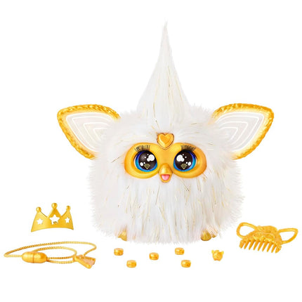 Furby Gold Glam Interactive Plush Toys for 6 Year 