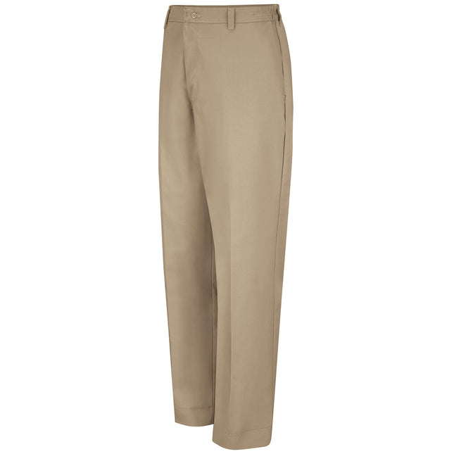 Red Kap Men's Elastic Insert Work Pant with Color Retention and Soil Release