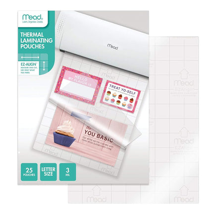 Mead Thermal Laminating Pouches, Lamination Sheets