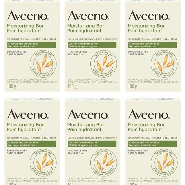 Aveeno Moisturizing Face Cleansing Bar Soap - Frag