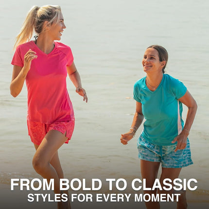 Kanu Surf Women's CB UPF 50+ Swim Tee, Aqua, Small