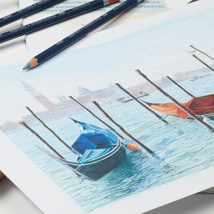 Derwent Set of 72 Watercolour Pencils With Hexagonal Barrel, Professional Quality, For Adults, Students, Amateurs & Professionals, Ideal For Painting and Drawing
