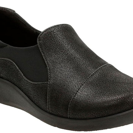 Clarks Womens Sillian Paz, Black, 11 Wide