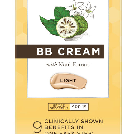 Base de maquillaje Burt's Bees Bb Cream SPF 15 - Tono claro - 1.7oz