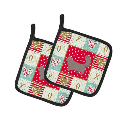 Sujetadores de ollas Caroline's Treasures, multicolor