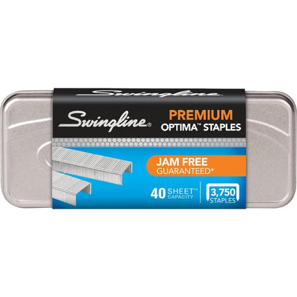 Swingline Staples, Premium for Desktop Staplers, 1/4" Length, 210/Strip, 3750/Box, Jam Free, Optima (35556)