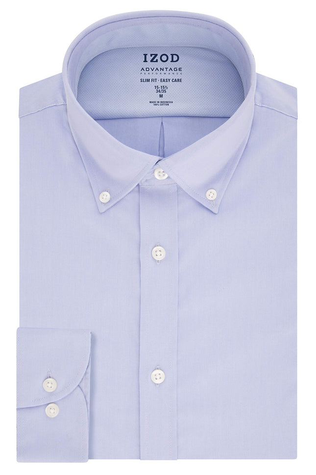 IZOD Men's Dress Shirt Slim Fit Stretch Fx Cooling