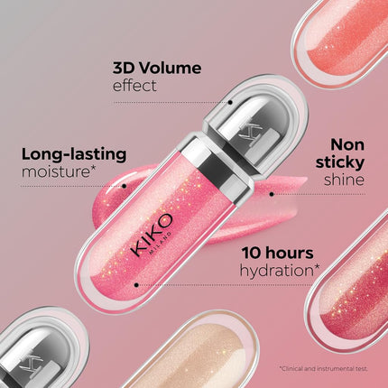 KIKO Milano 3D Hydra Lipgloss - Shade 35 Pearly Warm Mauve