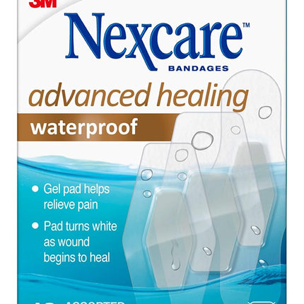 3M Nexcare Advanced Healing Waterproof Bandages, A