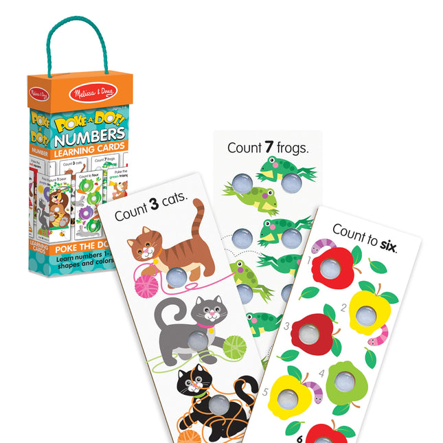 Melissa & Doug Poke-A-Dot Jumbo Number Learning Ca