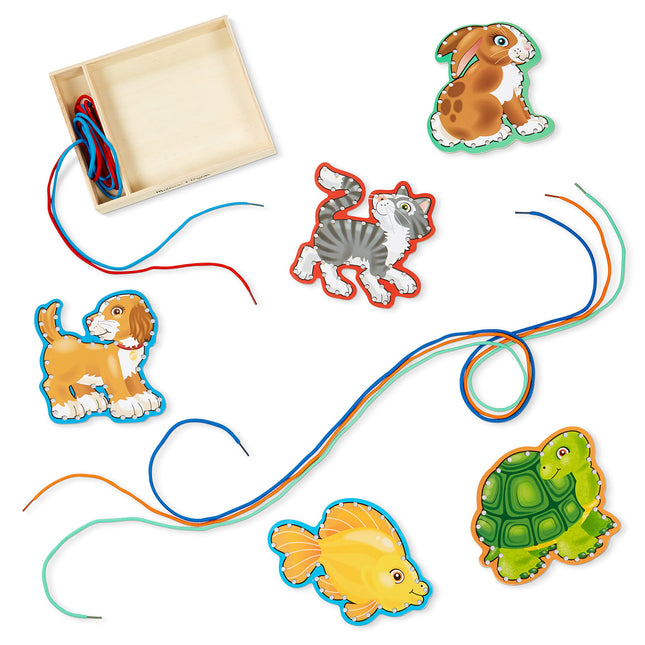 Melissa & Doug Lace and Trace Activity Set: Pets -