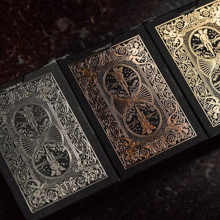 Bicycle Black and Gold Metalluxe Playing Cards – Premium Foil Metalluxe Deck– Classic Poker Size, Collectible Luxury Design, Great for Game Night, Gifting, and Stocking Stuffer