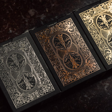 Bicycle Black and Rose Gold Metalluxe Playing Cards – Premium Foil Metalluxe Deck– Classic Poker Size, Collectible Luxury Design, Great for Game Night, Gifting, and Stocking Stuffer
