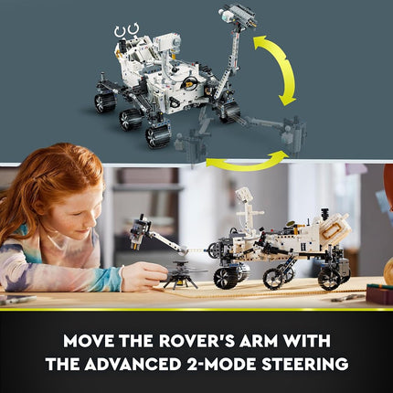 LEGO Technic NASA Mars Rover Perseverance 42158 Building Toy Set with AR App Experience, Science Discovery Set, Learn About Vehicle Engineering,Construction Toy