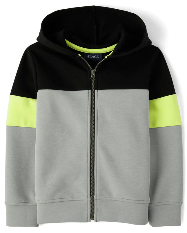 The Children's Place Boys' Long Sleeve Scuba Knit 