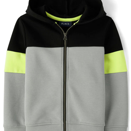The Children's Place Boys' Long Sleeve Scuba Knit 