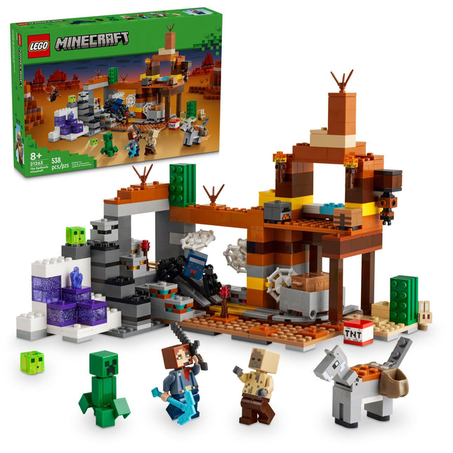 LEGO Minecraft The Badlands Mineshaft Video Game T