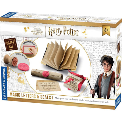 Thames & Kosmos Harry Potter Magic Letters & Seals Craft Kit | Create Parchment Scrolls, Tom Riddle’s Diary & Howler | DIY Stationery for Kids & Adults | Ages 8+ | Great Gift for Harry Potter Fans