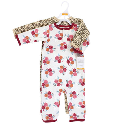Combinaison matelassée de qualité supérieure Hudson Baby unisexe pour bébé, couleur rose d'automne, 3-6 mois