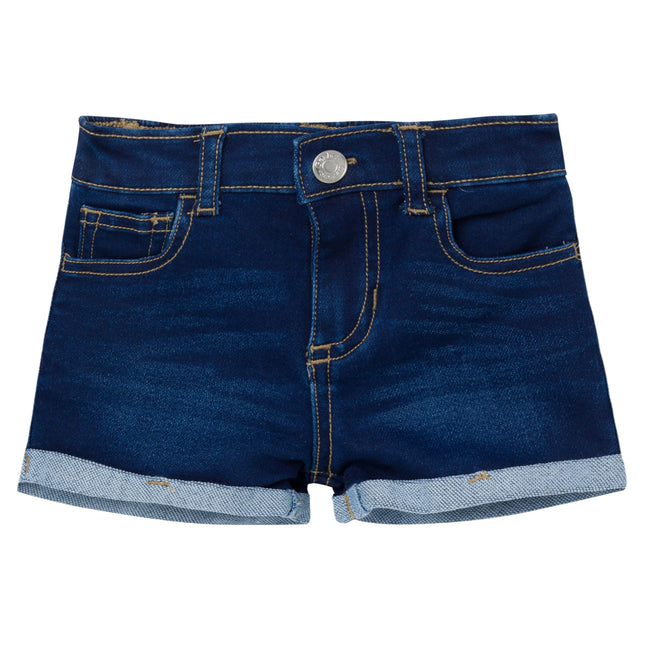 Gerber Baby and Toddler Girls Cuffed Denim Shorts,