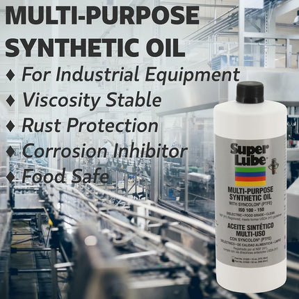 Super Lube Multi-Purpose Synthetic Oil with Syncolon 4 oz Bottle