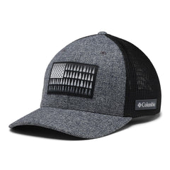 Columbia Unisex Tree Flag Mesh Ball Cap - Low, Gri