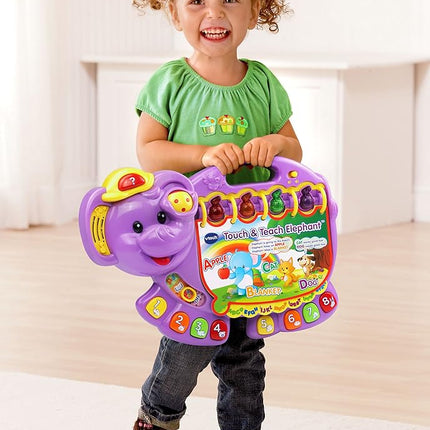 VTech Touch and Teach Elephant Amazon Exclusive, Purple