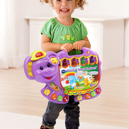 VTech Touch and Teach Elephant Exclusivo de Amazon, Morado