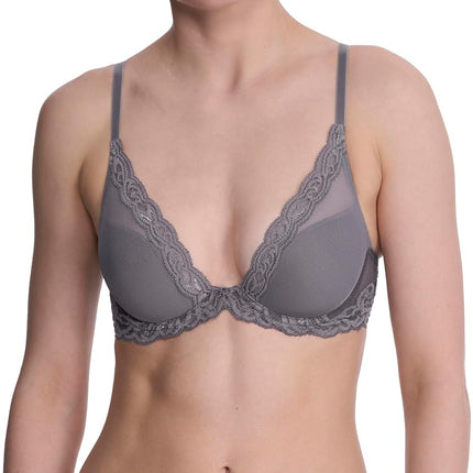 Natori Women Feathers Lace Plunge T-Shirt Bra, Nic