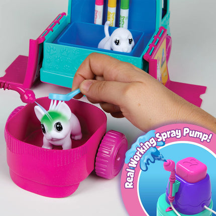 Crayola Scribble Scrubbie Pets Grooming Truck, Toy Pet Playset, Gift for Kids, Age 3, 4, 5, 6