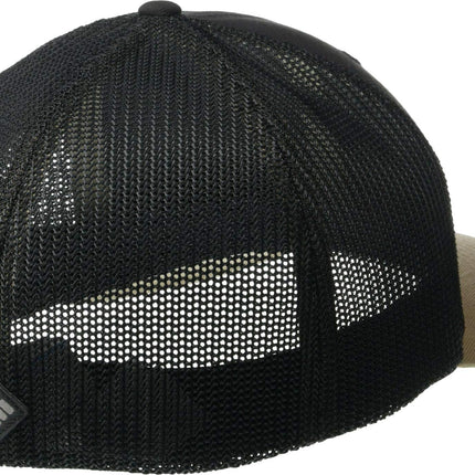 Columbia Unisex-Adult Tree Flag Mesh Ball Cap - High Crown, Shark/British Tan, Large-X-Large