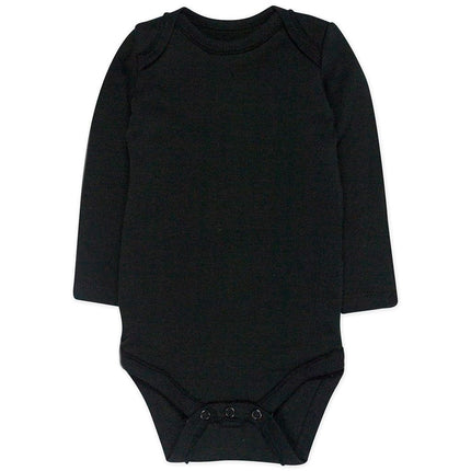 HonestBaby Baby 5-Pack Organic Cotton Long Sleeve Bodysuits - grey - 24 Months