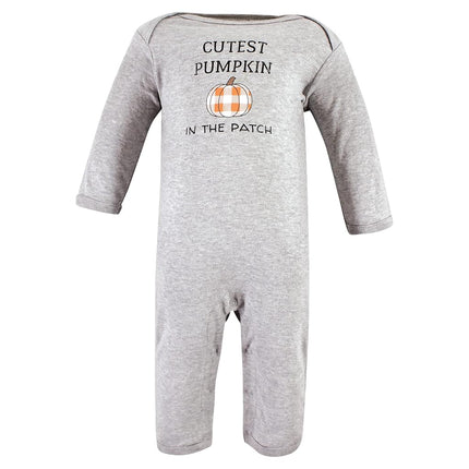 Hudson Baby baby-girls Cotton Coveralls, Pumpkin Truck, 6-9 Months