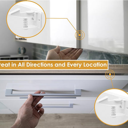 12 Pack Cabinet Locks Child Safety | Baby Safety Cabinet Locks NO Drilling 3M Adhesive Baby Proof Drawer Lock Child proofing cabinets latches for Kids Latch for Drawers & Door Child Safety Locks