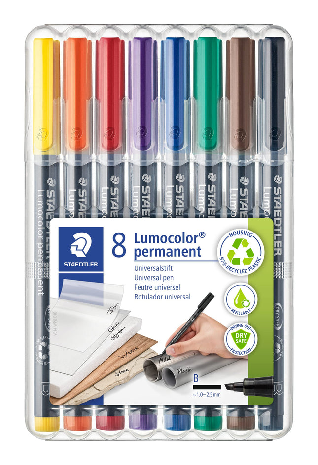 Staedtler Lumocolor Permanent Pen 314 Broad 1.0/2.