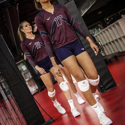 Mizuno Women's Elevated 4" Inseam Volleyball Short, Quiet Shade, X-Small