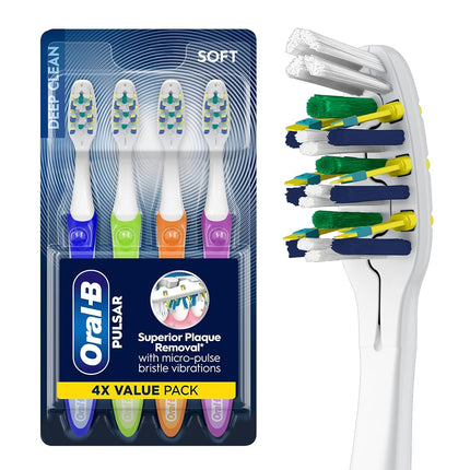 Oral-B Toothbrush, Vibrating Plaque Remover Pulsar