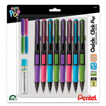 Pentel Quick Click POP Mechanical Pencil, (0.7mm),