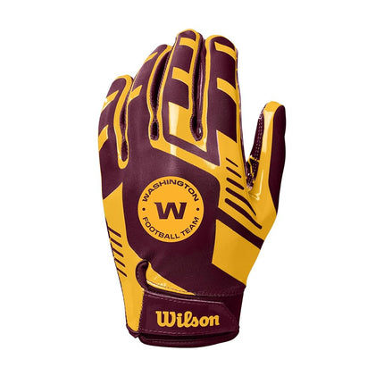 Wilson NFL Stretch Fit Gloves - Washington- Adult