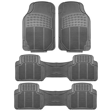 FH Group Car Floor Mats - Heavy-Duty Rubber Floor 