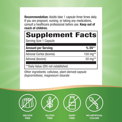 Enzymatic Therapy Adrenergize (50 Capsules), 200 g