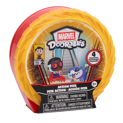 Disney Doorables Marvel Action Peek Series 2 - Surprise Mystery Collectible Figures with Adorable Details, for Fans, Collectors and Kids 5 Years and Up