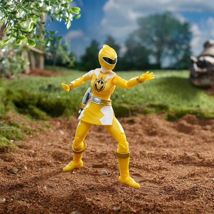 Figura de acción de los Power Rangers Lightning Collection | Ranger amarillo de Dino Thunder